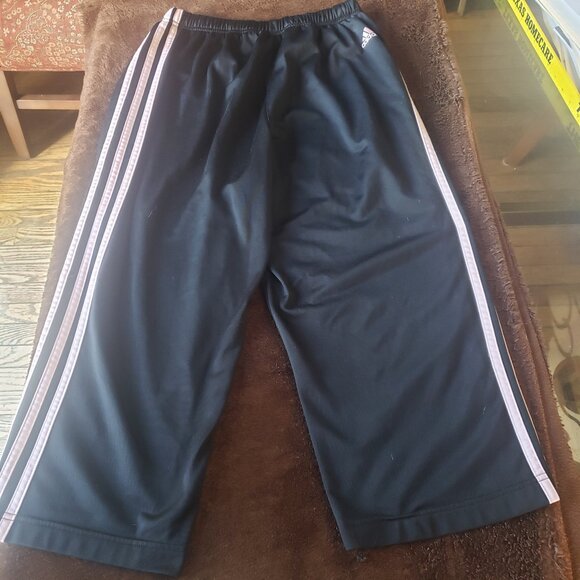 Adidas ladies crop athletic pants - Picture 1 of 2
